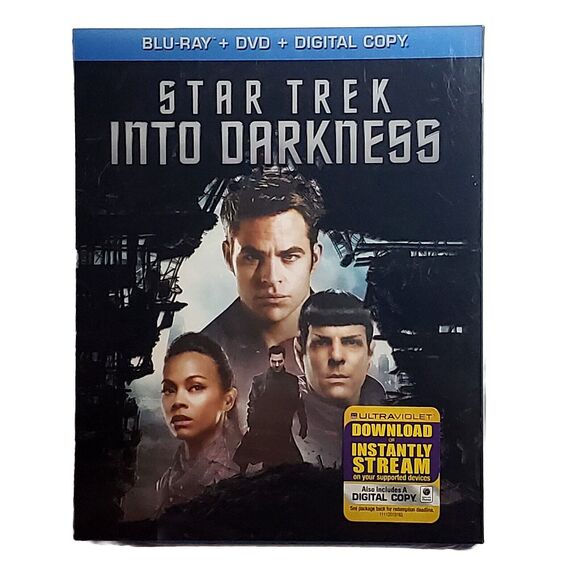 Star Trek Into Darkness Blu-Ray DVD Digital Copy UV Stream iOS Android Hype Tags - Picture 1 of 5
